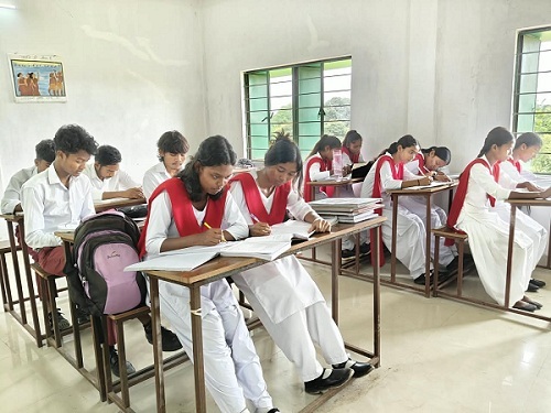 Science Stream Students - Santosh Inter College